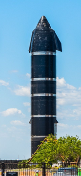 スペースXのスターシップ・スーパーヘビー(ダイキャスト高さ32cm