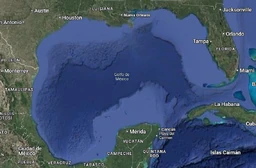 Gulf of Mexico Splashdowns map image