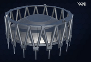 Unofficial render of new hot stage based of new official Block 2 and V3 Booster renders.