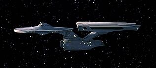 USS Enterprise-A refit, profile view