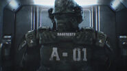 A-01 Team Standard army green with word "A-01"