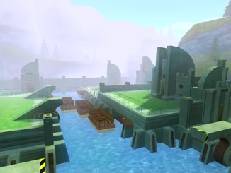 Jorviks vattenverk sett i Starshine Legacy: Episod 2