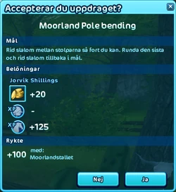 Moorland Pole bending
