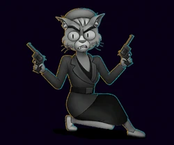 Roleplaying a bank robber.