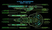 USS Enterprise-B schematics.