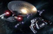 Federation-Dominion space skirmish
