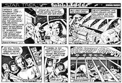 Kirk and company search for Latham.