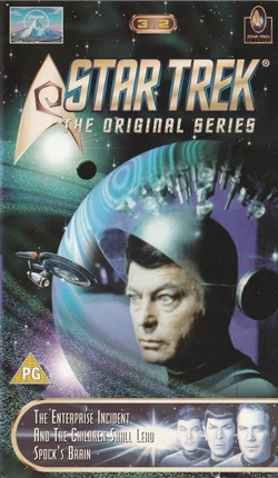 Overseas VHS release with "The Enterprise Incident" and "And the Children Shall Lead".