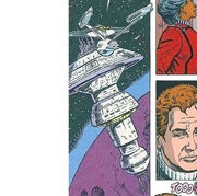 In 2289, the Enterprise-A approaches Spacedock upon its return to Earth.