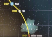 Stellar neighborhood of a class-1 nebula in .