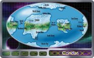 Map layout of Coridan III.