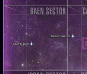 Map of the Baen sector.