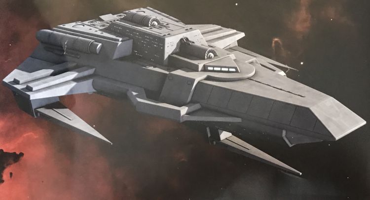 star trek husnock warship