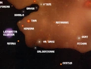 Translated section of K'tark's map.