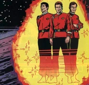 Spock, James T. Kirk and Leonard McCoy.