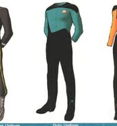 2350s sciences division Starfleet uniform.