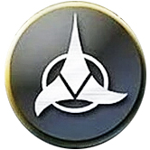 Klingon Empire insignia emblem.