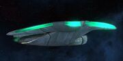 Romulan bird-of-prey (25th century) side