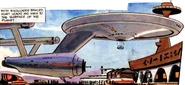 USS Enterprise landing.