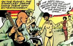 Nyota Uhura singing.