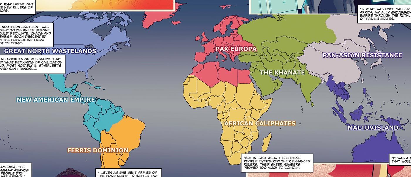 Eugenics Wars map 1996