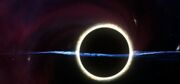 A black hole in .