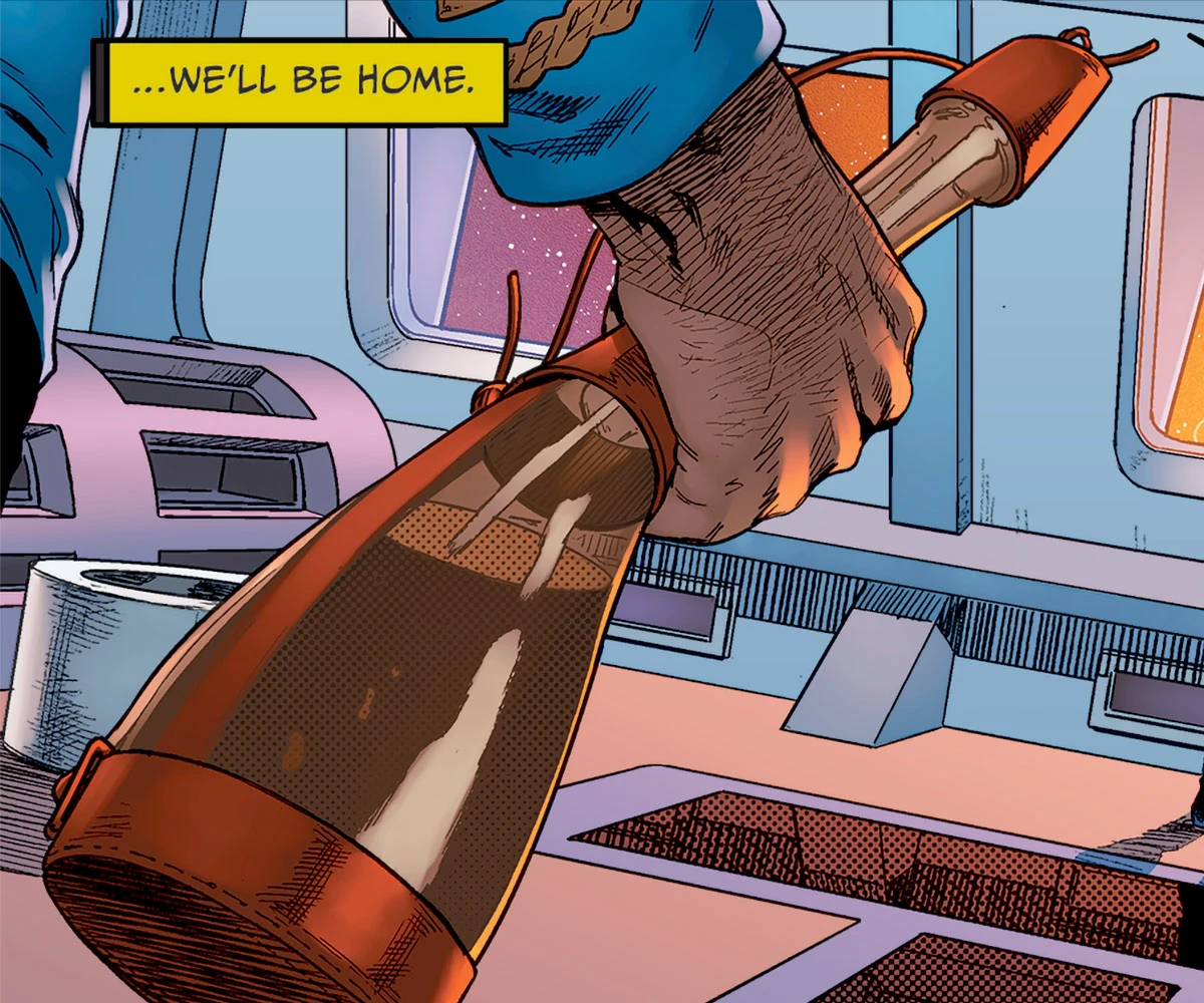 Saurian brandy bottle