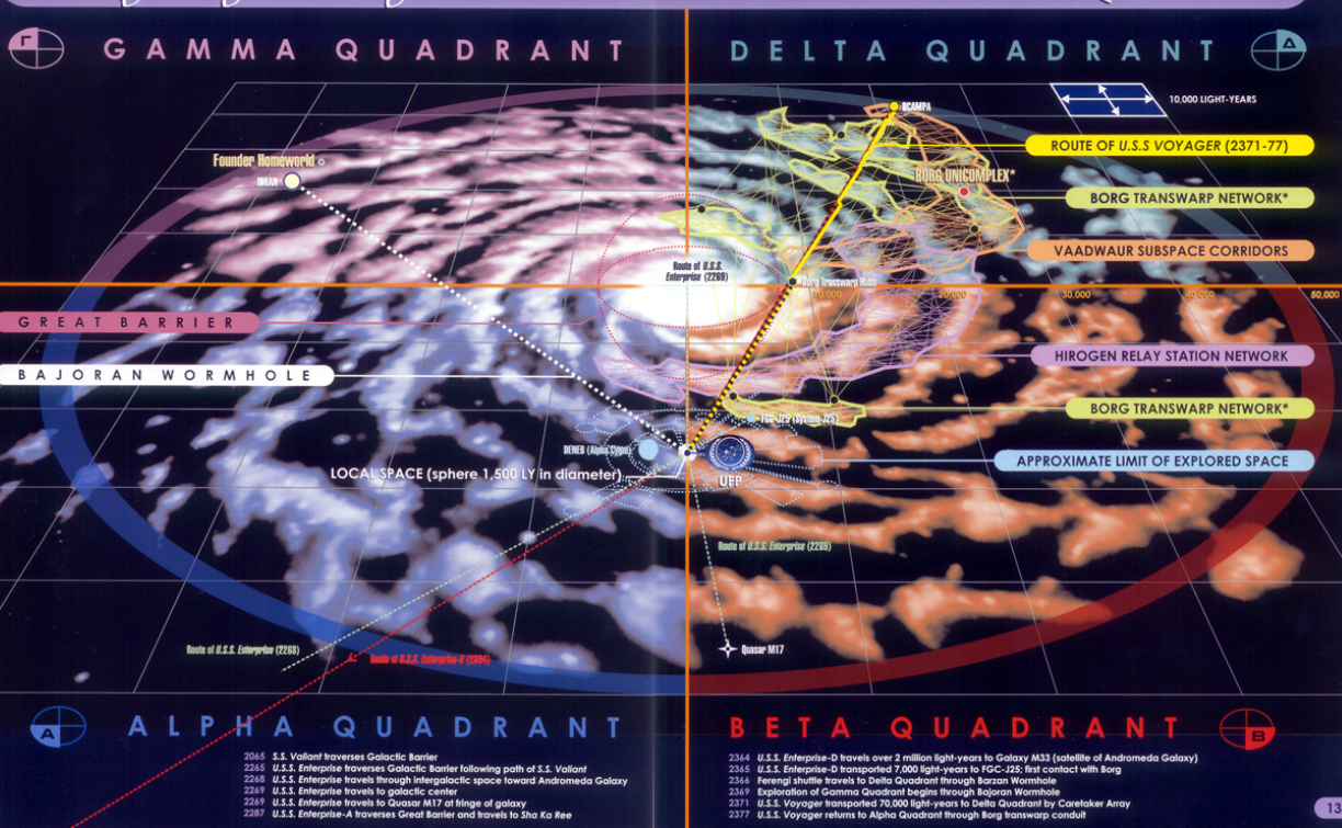 Star Trek Map Of Milky Way Galaxy Milky Way Galaxy | Memory Beta, Non-Canon Star Trek Wiki | Fandom