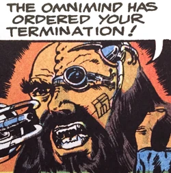 Kolak with cybernetic control module and ocular implant.