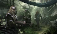 Klingon warriors in the jungle.