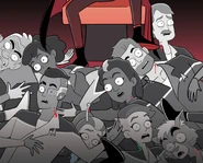 USS Cerritos crew, drained of blood.