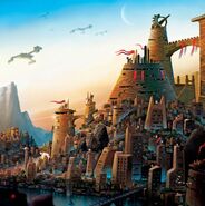 The First City, the capital city of the Klingon Empire.