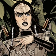 D'Yestra, sister of K'Ehleyr.