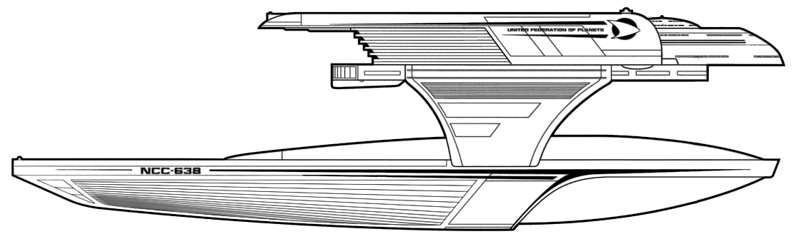 Oberth class side view