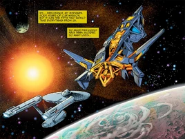 Tholian destroyer at Lloyd Zeta IX