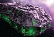 Borg probe ship in 2375.