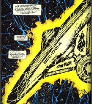 While on a mission to rescue the USS Defiant, the Enterprise-A enters an interphase rift.