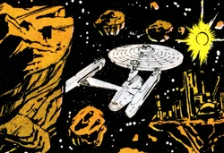 Debris of the Vulpecula 12 system.