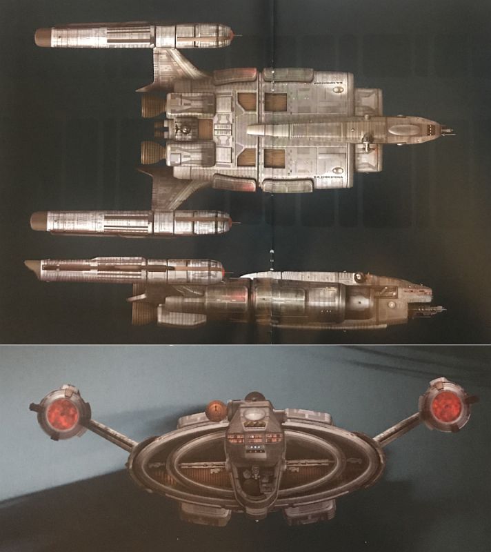 Star Trek S.S Connestoga Raumschiff Sondermodell EAGLEMOSS englisches Magazin 