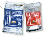 Two emergency ration packets.