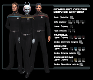 SF officer service uniform