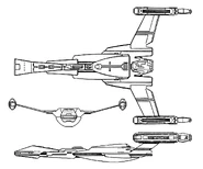 Klingon Kh'exrilin-class cruiser.