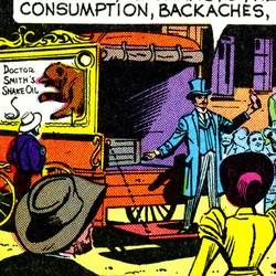 Snake oil salesman Smith.