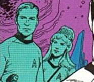 James T. Kirk and Janice Rand.