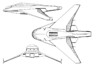 Romulan Sehin Morlatta-class corvette.