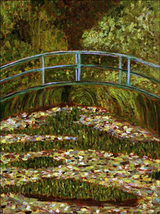 BridgeOverAPoolOfWaterLilies