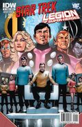 Star Trek—Legion of Super-Heroes, Issue 1, cover "A"