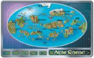 Map layout of Alpha Centauri IV.