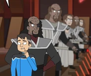 Westlake and General K'orin in the Ascension Rites simulation.