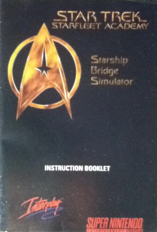 Starfleet Academy Starship Bridge Simulator (SNES book)